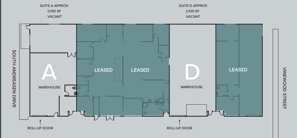 621 S Andreasen Dr, Escondido, CA for lease Floor Plan- Image 1 of 1
