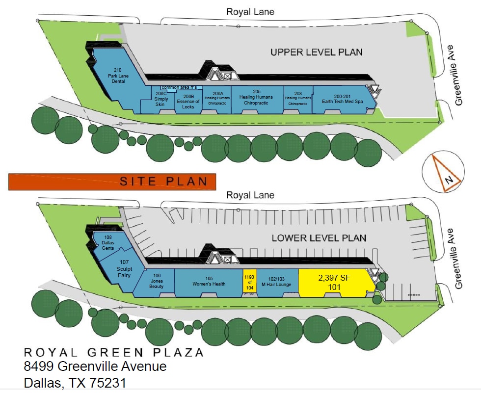8499 Greenville Ave, Dallas, TX for lease Site Plan- Image 1 of 1