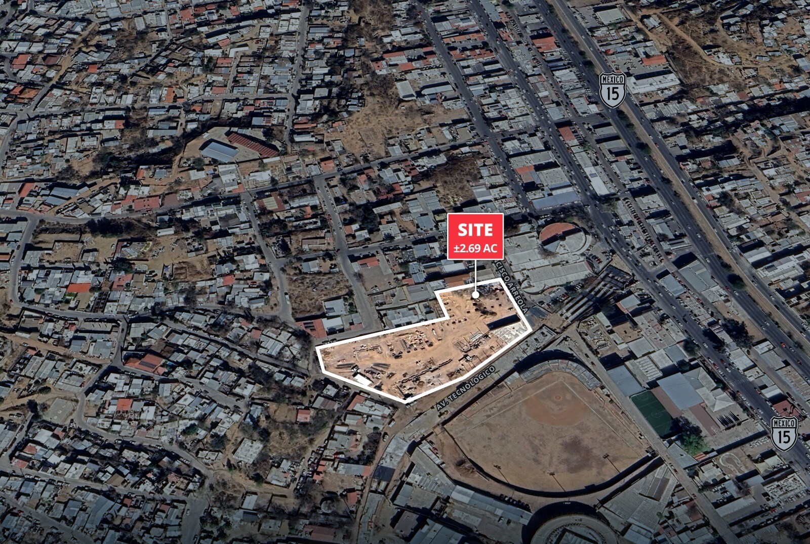 Land in Calle Doctor Francisco Arreola 1294, Heroica Nogales for lease Primary Photo- Image 1 of 4