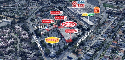 10774 Jefferson Blvd, Culver City, CA - Aérien  Vue de la carte