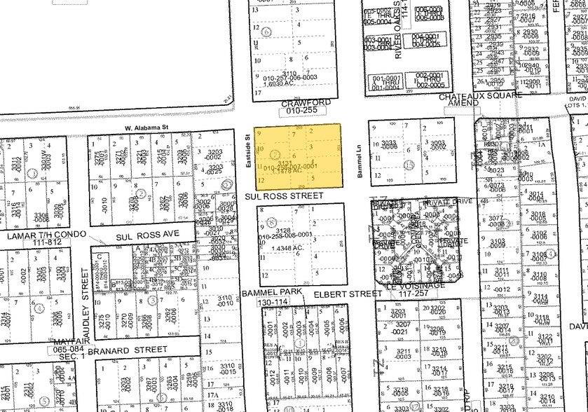3131 W Alabama St, Houston, TX à louer - Plan cadastral - Image 2 de 16