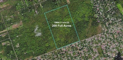 0 Ainaloa Blvd, Kurtistown, HI - Aérien  Vue de la carte