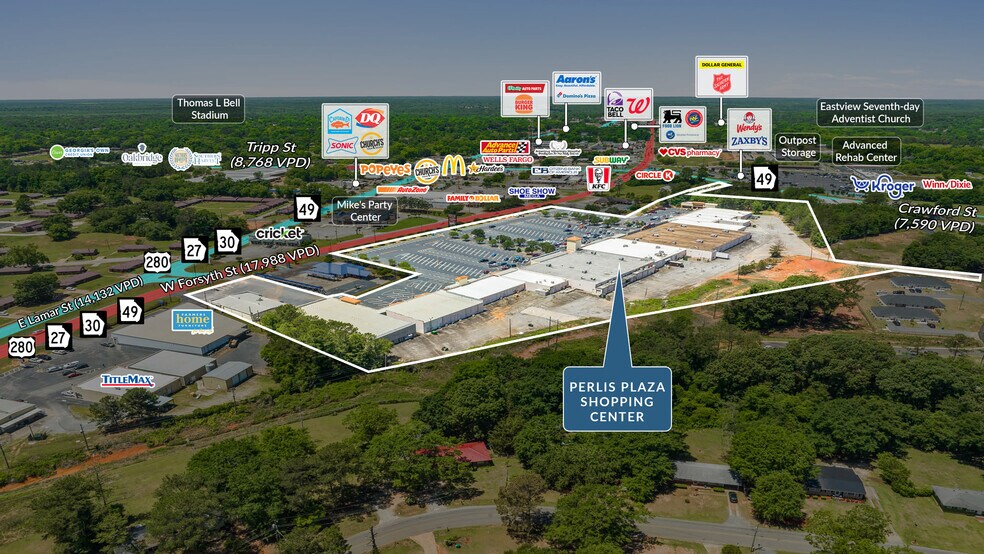 1500 E Forsyth St, Americus, GA à vendre - Photo du bâtiment - Image 2 de 6
