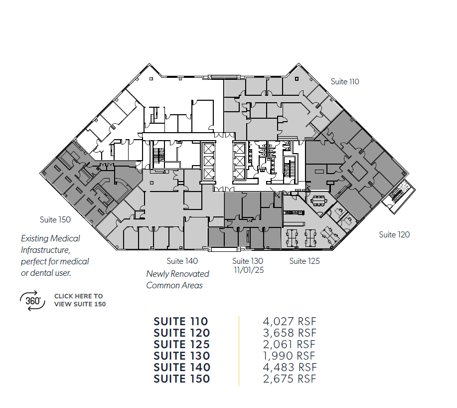 11700 Plaza America Dr, Reston, VA à louer Plan d’étage- Image 1 de 1