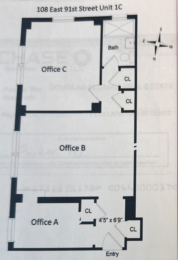 108 E 91st St, New York, NY 10128 - Unité 1C - - Plan d’étage - Image 2 of 6