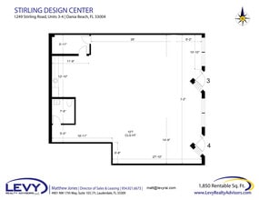 1249 Stirling Rd, Dania Beach, FL for lease Floor Plan- Image 2 of 8