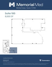 9432 Katy Fwy, Houston, TX à louer Plan d’étage- Image 1 de 1