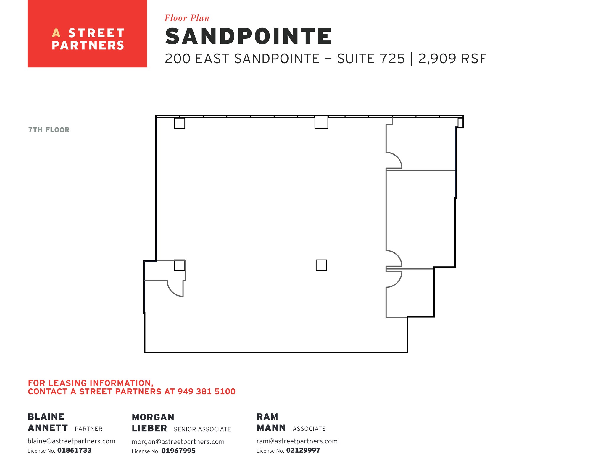 200 E Sandpointe Ave, Santa Ana, CA for lease Site Plan- Image 1 of 1