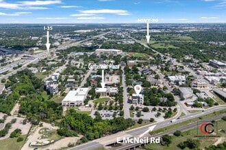 211 S Brown St, Round Rock, TX - AERIAL  map view