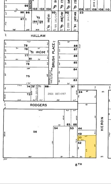 40 Heron St, San Francisco, CA for lease - Plat Map - Image 2 of 16