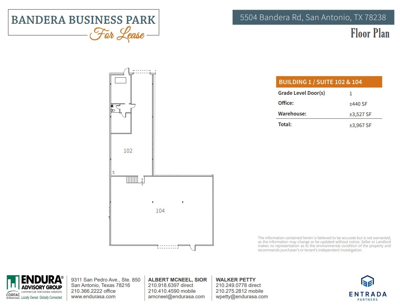 5504-1 Bandera Rd, San Antonio, TX for lease Floor Plan- Image 1 of 1