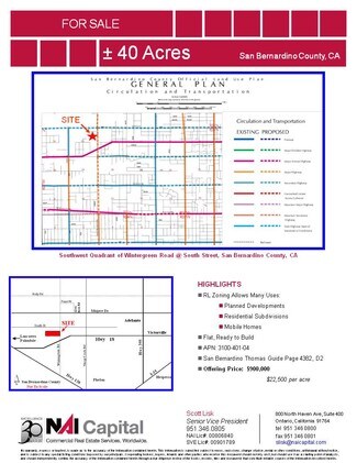 Plus de détails pour 14000 Wintergreen Rd, Pinon Hills, CA - Terrain à vendre