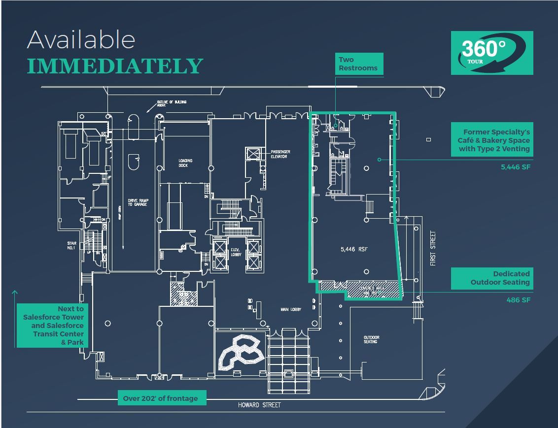 500 Howard St, San Francisco, CA for lease Floor Plan- Image 1 of 1