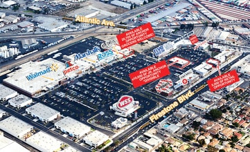 4601-4861 Firestone Blvd, South Gate, CA - Aerial  map view