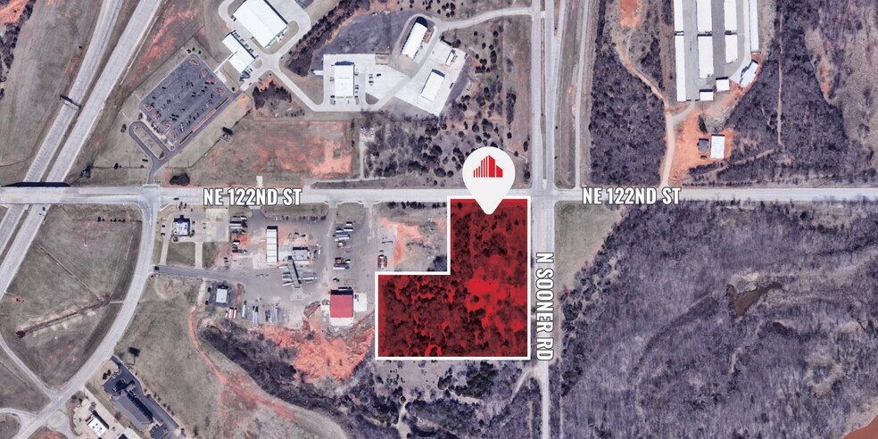 SW/C NE 122nd & N Sooner Rd, Oklahoma City, OK à vendre - Photo du bâtiment - Image 1 de 1