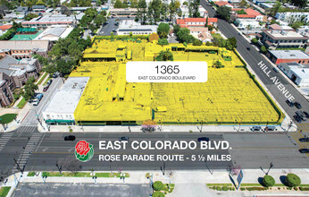 1365 E Colorado Blvd, Pasadena, CA - aerial  map view - Image1