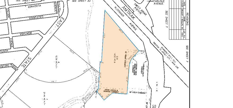 861 Sloan Ave, Hamilton, NJ for sale - Plat Map - Image 2 of 11
