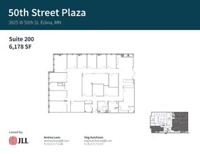 3925 W 50th St, Edina, MN à louer Plan d’étage- Image 1 de 1