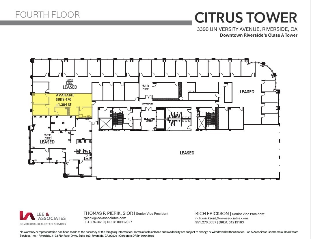 3390 University Ave, Riverside, CA for lease Floor Plan- Image 1 of 1
