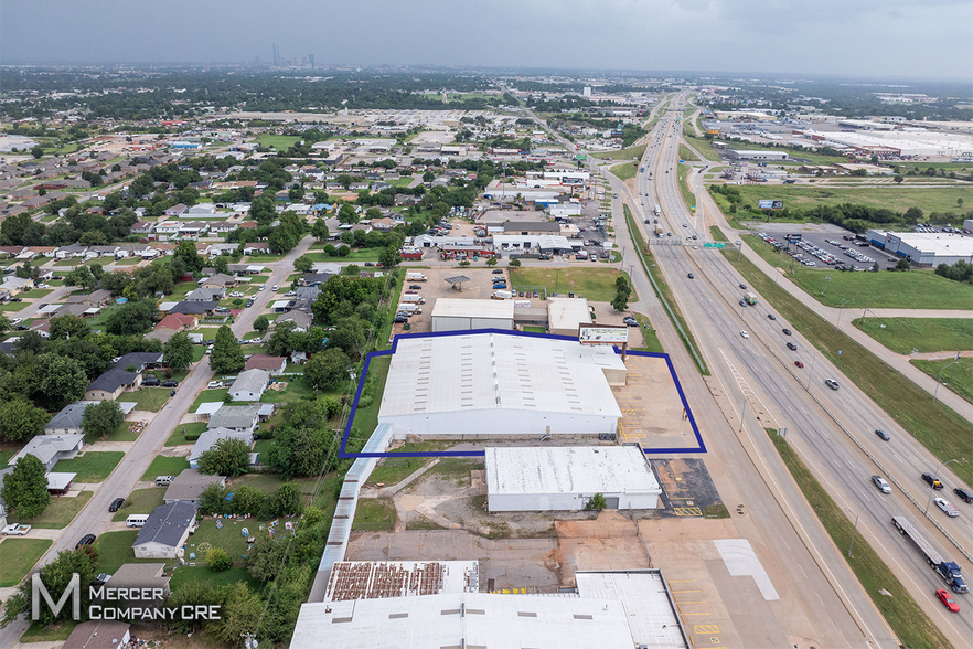 6401-6409 S I 35 Service Rd, Oklahoma City, OK for lease - Aerial - Image 2 of 12
