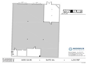 6030 Ga-85 Hwy, Riverdale, GA à louer Plan d  tage- Image 1 de 1