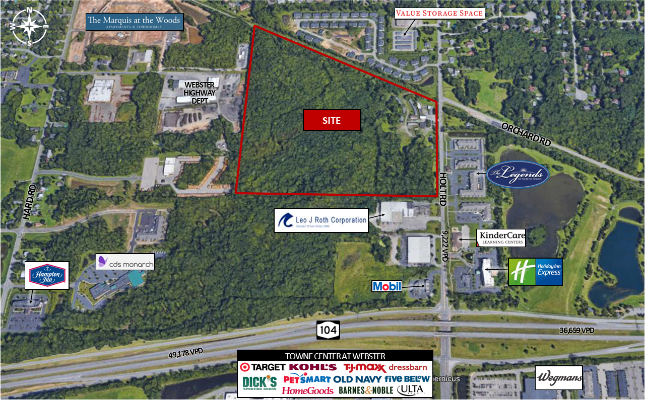 799 Holt Rd, Webster, NY à vendre Aérien- Image 1 de 4