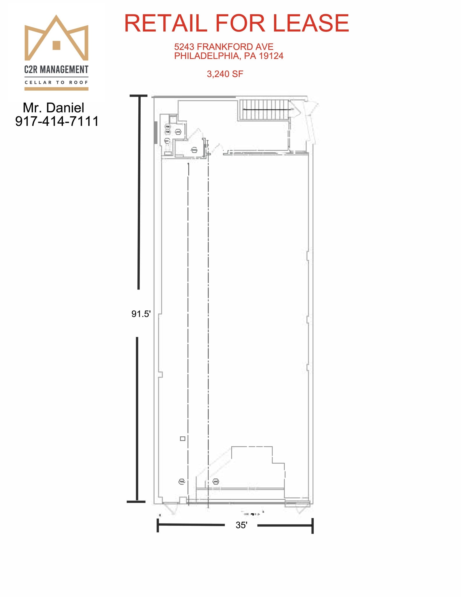 5243 Frankford Ave, Philadelphia, PA for lease Site Plan- Image 1 of 1