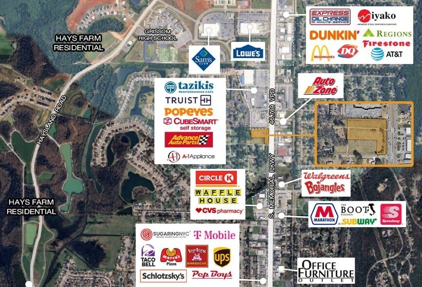 Memorial Parkway, Huntsville, AL for sale - Primary Photo - Image 1 of 1