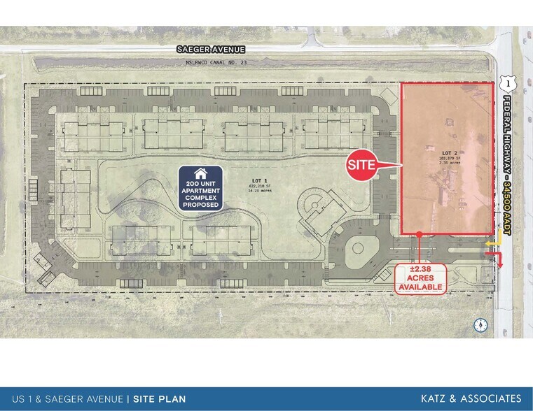US-1 & Saeger Ave, Port Saint Lucie, FL à vendre - Photo du bâtiment - Image 2 de 2