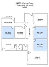 3470 S Sherman St, Englewood, CO à louer Plan d’étage- Image 1 de 1