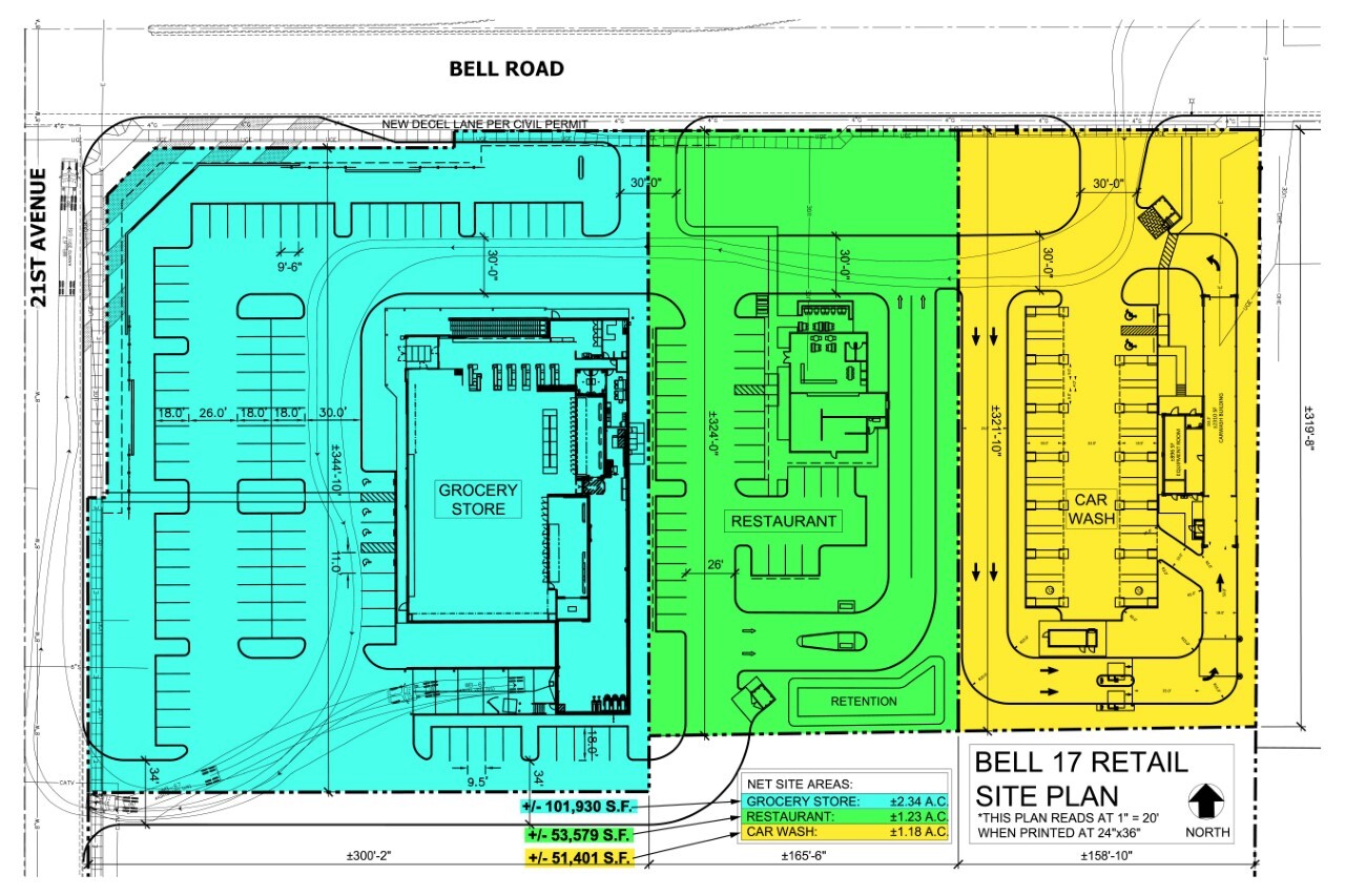 Bell Rd & 19th Ave, Phoenix, AZ à vendre Plan de site- Image 1 de 2