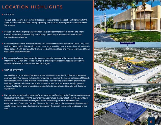 Plus de détails pour 11920 NW 27th Ave, Miami, FL - Commerce de détail à vendre