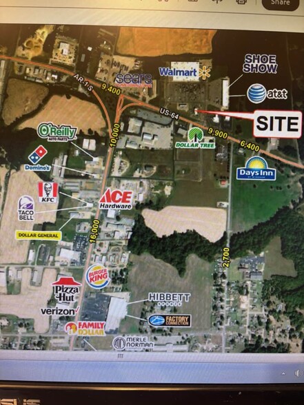 804 Highway 64 E, Wynne, AR for sale - Site Plan - Image 2 of 12