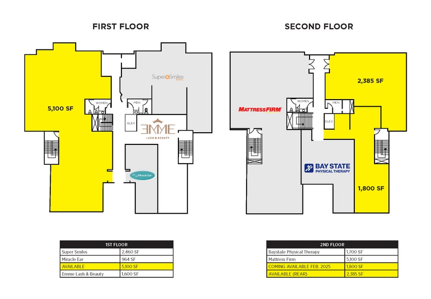 54 Middlesex Tpke, Burlington, MA à louer - Plan d’étage - Image 3 de 4