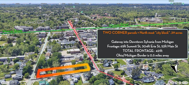 Plus de détails pour Downtown Gateway B3 - 2 Adjacent Corners – Terrain à vendre, Sylvania, OH