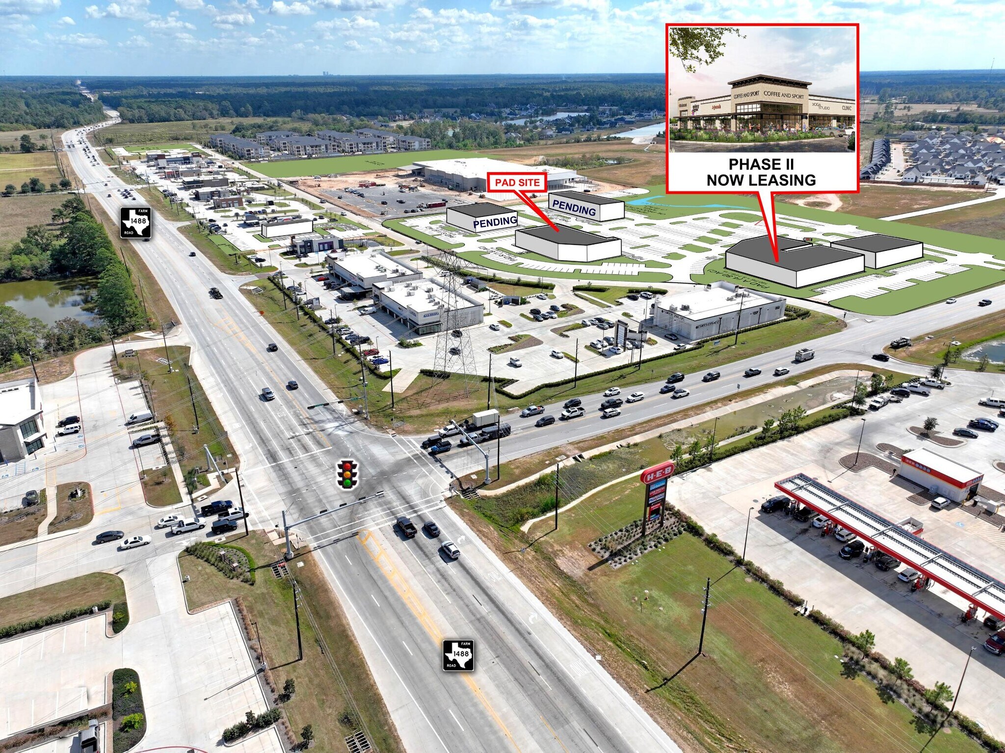 FM 1488 & Old 149 Hwy, Magnolia, TX for lease Building Photo- Image 1 of 7