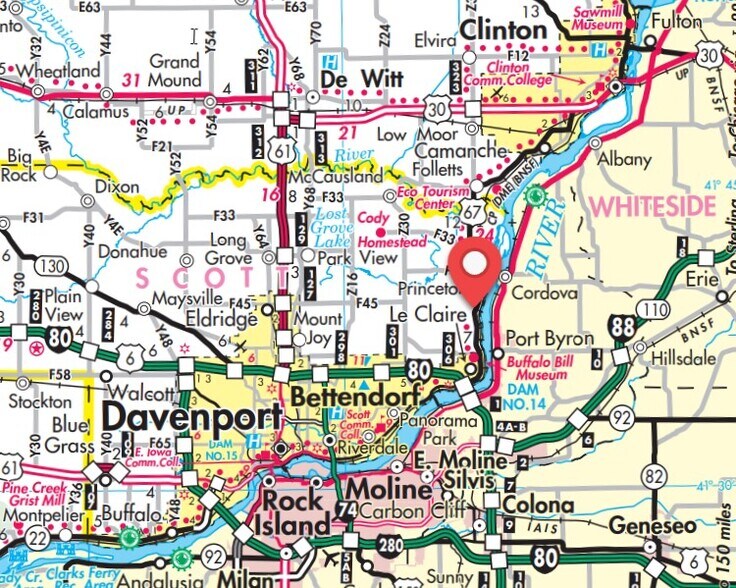 24500 Great River Road, Princeton, IA à vendre - Photo du bâtiment - Image 2 de 10