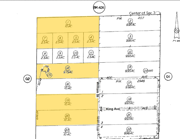 10th St W, Rosamond, CA à vendre - Plan cadastral - Image 2 de 3