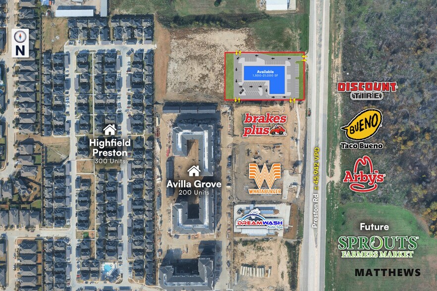 4295 Preston rd, Celina, TX à louer - Photo du bâtiment - Image 2 de 2