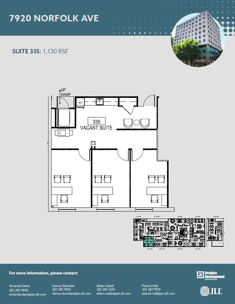 7900-7920 Norfolk Ave, Bethesda, MD à louer Plan d’étage- Image 1 de 2