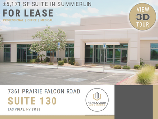 More details for 7361 Prairie Falcon Rd, Las Vegas, NV - Office for Lease