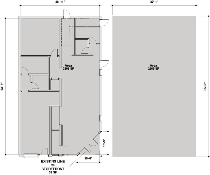 501 N College Ave, Indianapolis, IN à vendre - Plan d’étage - Image 2 de 17