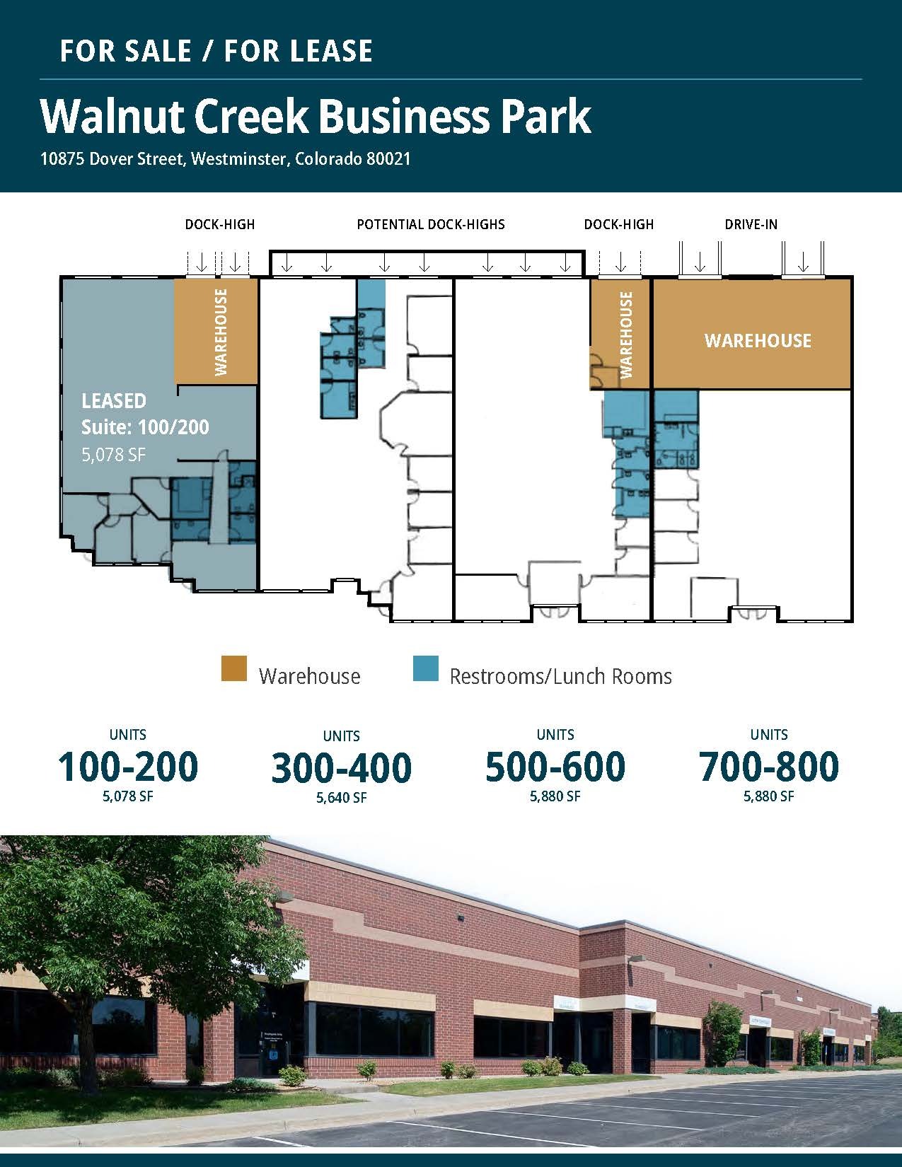 10875 Dover St, Westminster, CO for lease Floor Plan- Image 1 of 1