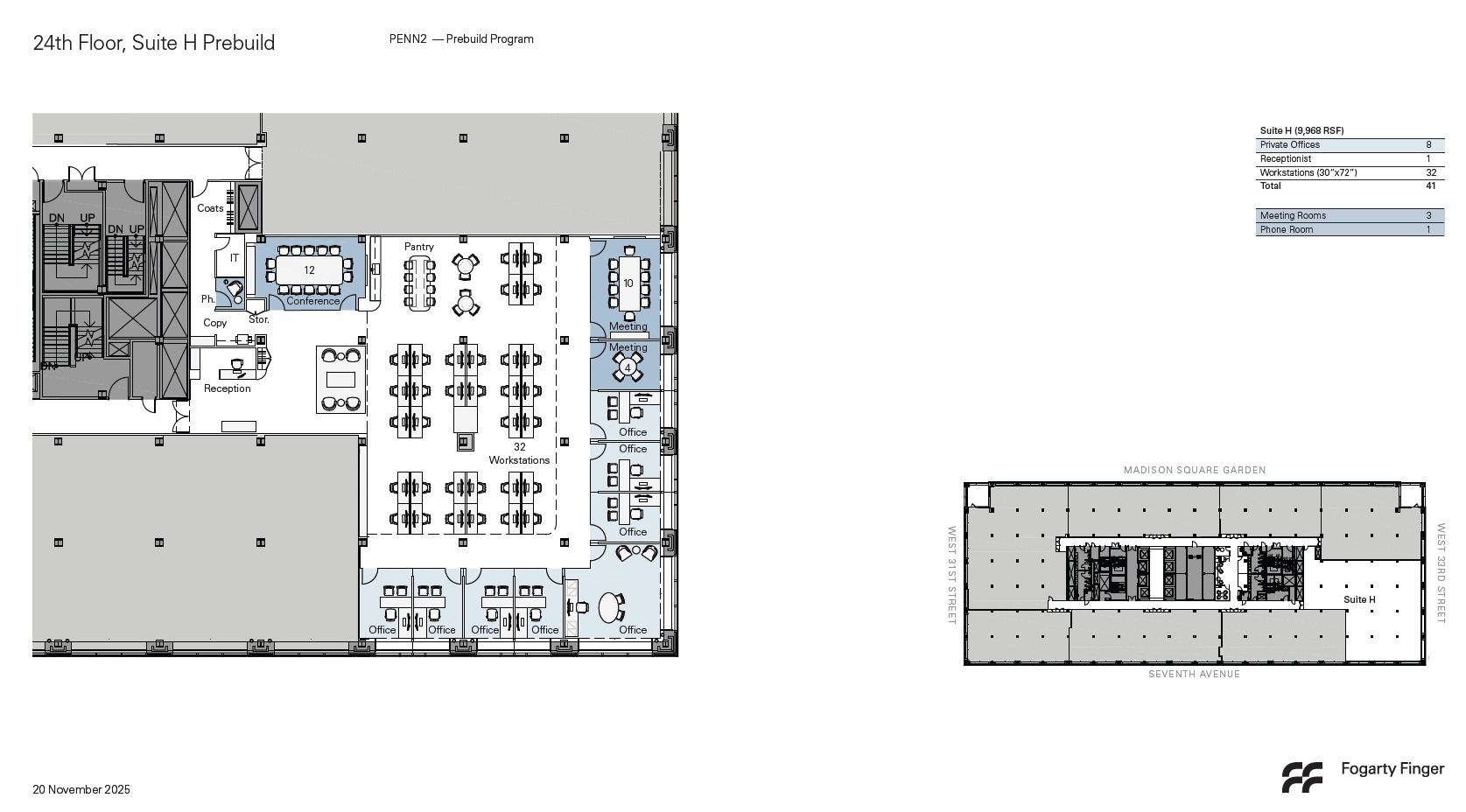 PENN 2, New York, NY for lease Floor Plan- Image 1 of 14