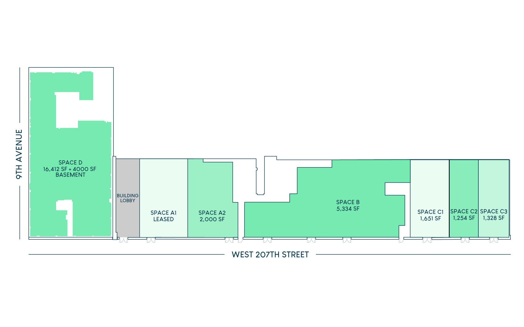 400 W 207th St, New York, NY for lease Interior Photo- Image 1 of 1