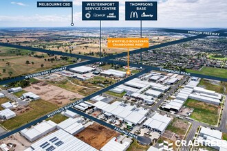 Whitfield Bvd, Cranbourne West, VIC - Aerial  map view