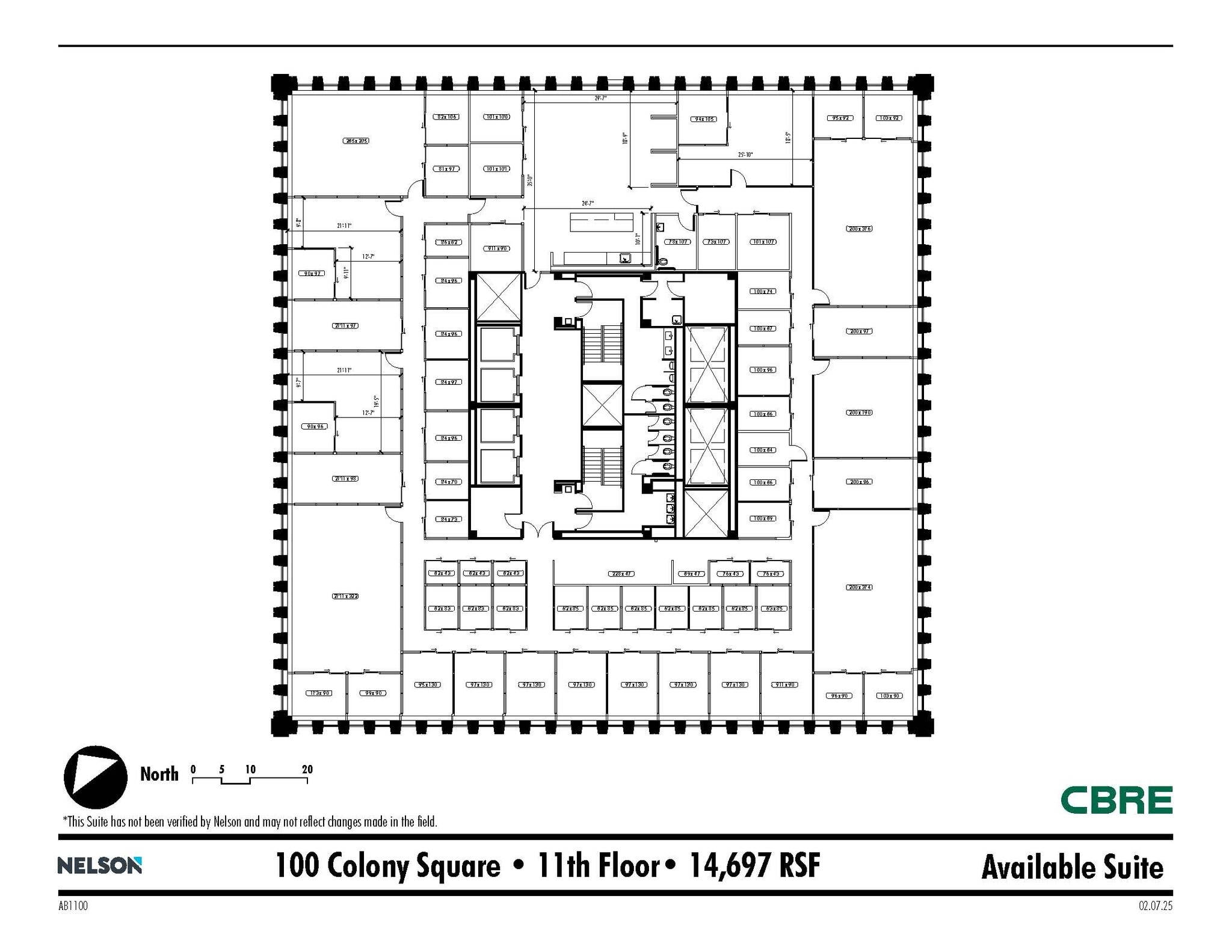 1175 Peachtree St NE, Atlanta, GA for lease Floor Plan- Image 1 of 1