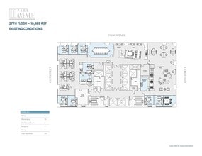 100 Park Ave, New York, NY for lease Floor Plan- Image 1 of 3