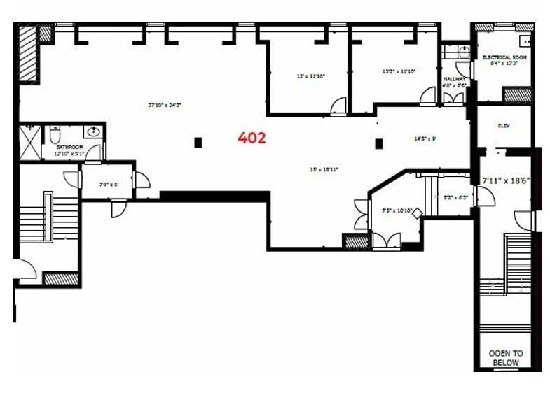 252-264 Adelaide St E, Toronto, ON for lease Floor Plan- Image 1 of 1