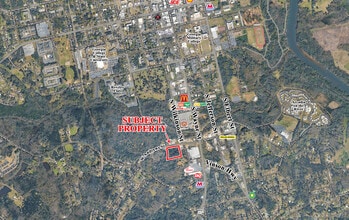 220 W Andrews St, Milledgeville, GA - AERIAL map view